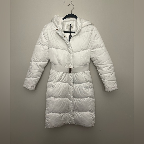 Belted Puffer Coat - Picture 1 of 5